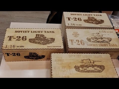 T-26 1:16 scale model kit, by AzerII.