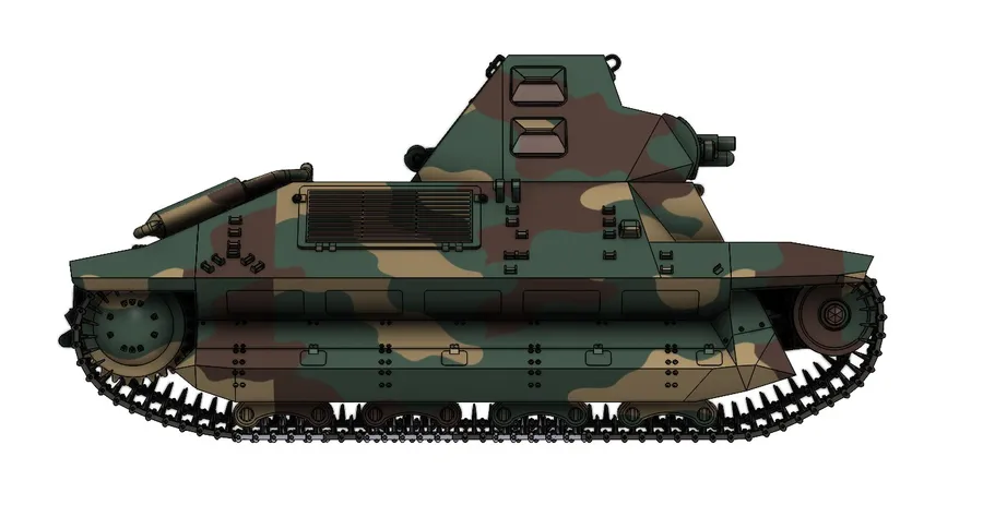 FSM-36 tank model set